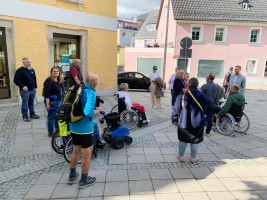 Barrierefrei-Rundgang der SPD Selb durch die Selber Innenstadt