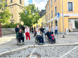 Barrierefrei-Rundgang der SPD Selb durch die Selber Innenstadt