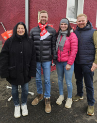 Der SPD-Nikolaus war in Selb unterwegs.
