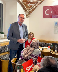 WIR. VOR Ort. Bei der türkischen Gemeinde Selb.