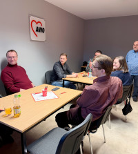 Besuch der Baustelle des AWO-Kindergartens in Selb