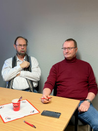 Besuch der Baustelle des AWO-Kindergartens in Selb