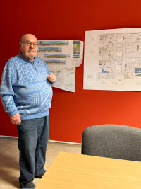 Besuch der Baustelle des AWO-Kindergartens in Selb