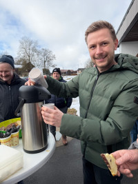 „Wir. Zu euch unterwegs.“ Im Ortsteil Wildenau.