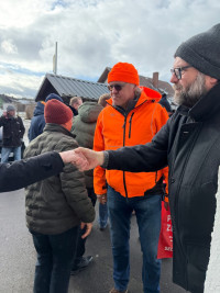 „Wir. Zu euch unterwegs.“ Im Ortsteil Wildenau.
