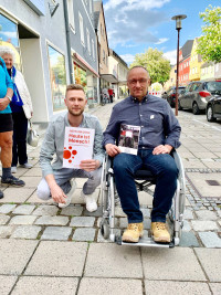 Barrierefrei-Rundgang der SPD Selb durch die Selber Innenstadt