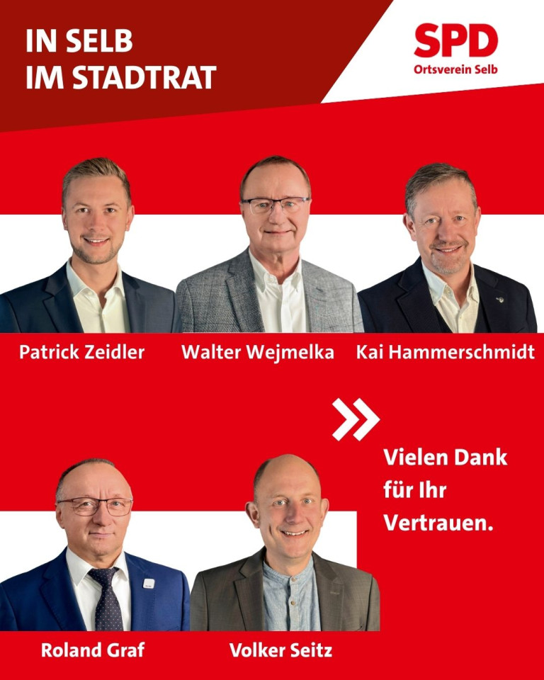 Die neuen Stadträte.