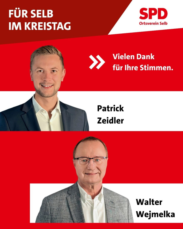 Die neuen Kreisräte der SPD Selb.