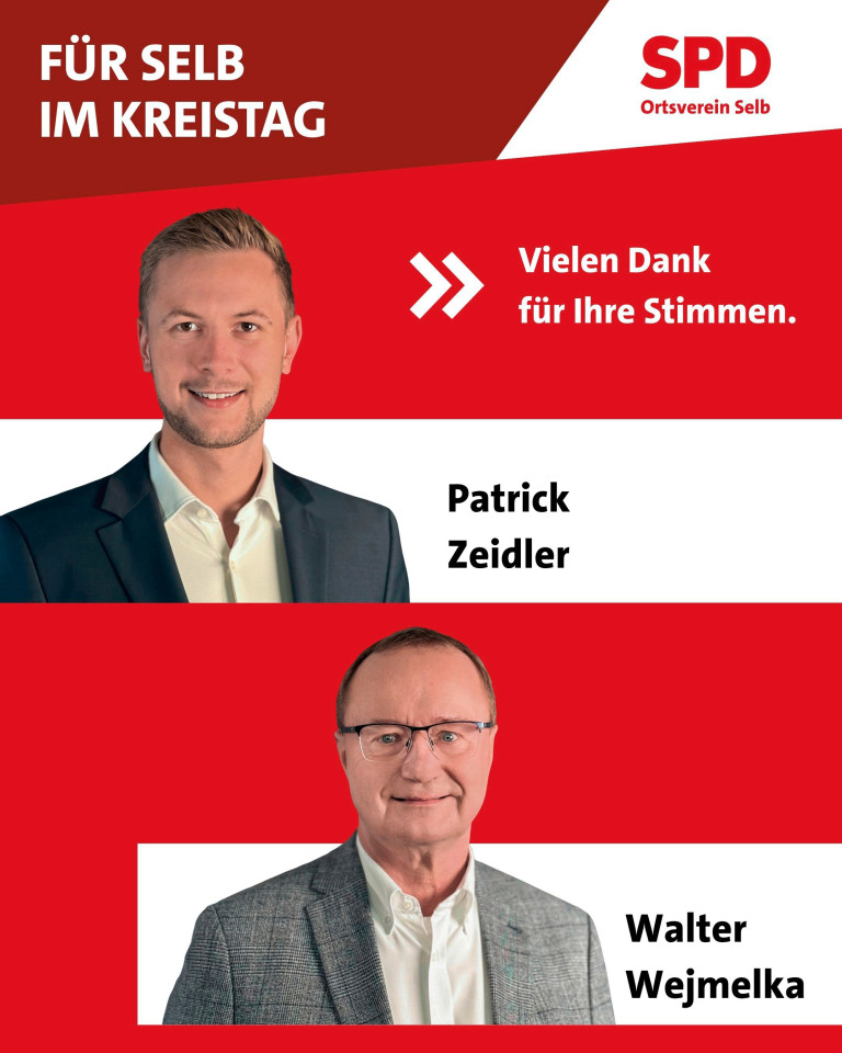 Die neuen Kreisräte der SPD Selb.