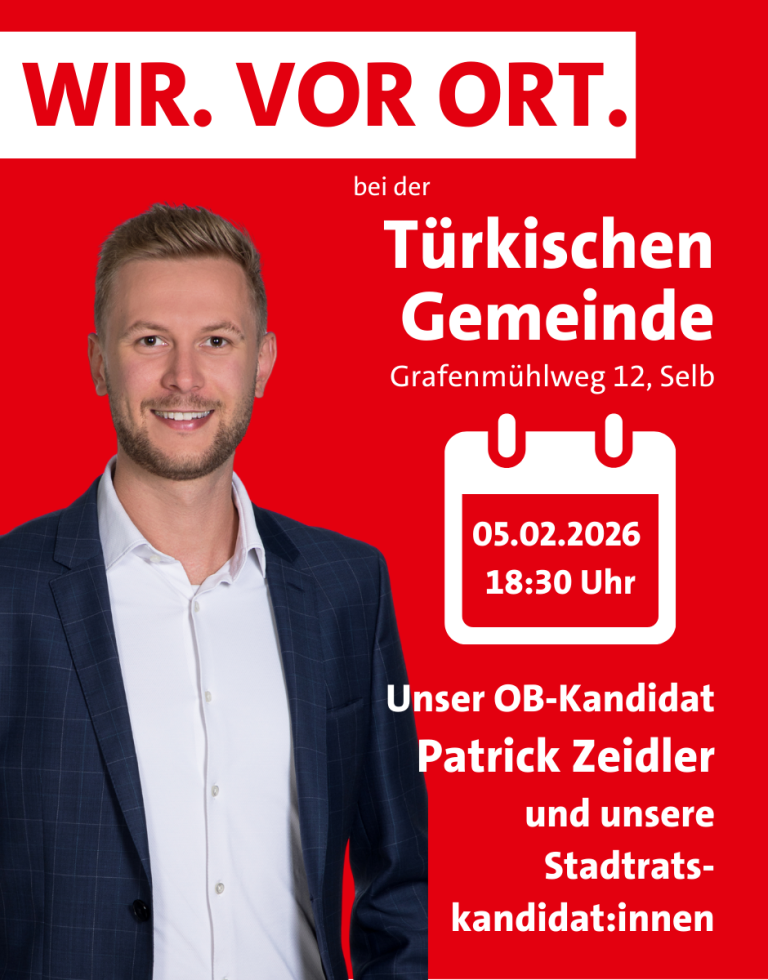 WIR. VOR ORT. Bei der Türkischen Gemeinde Selb.